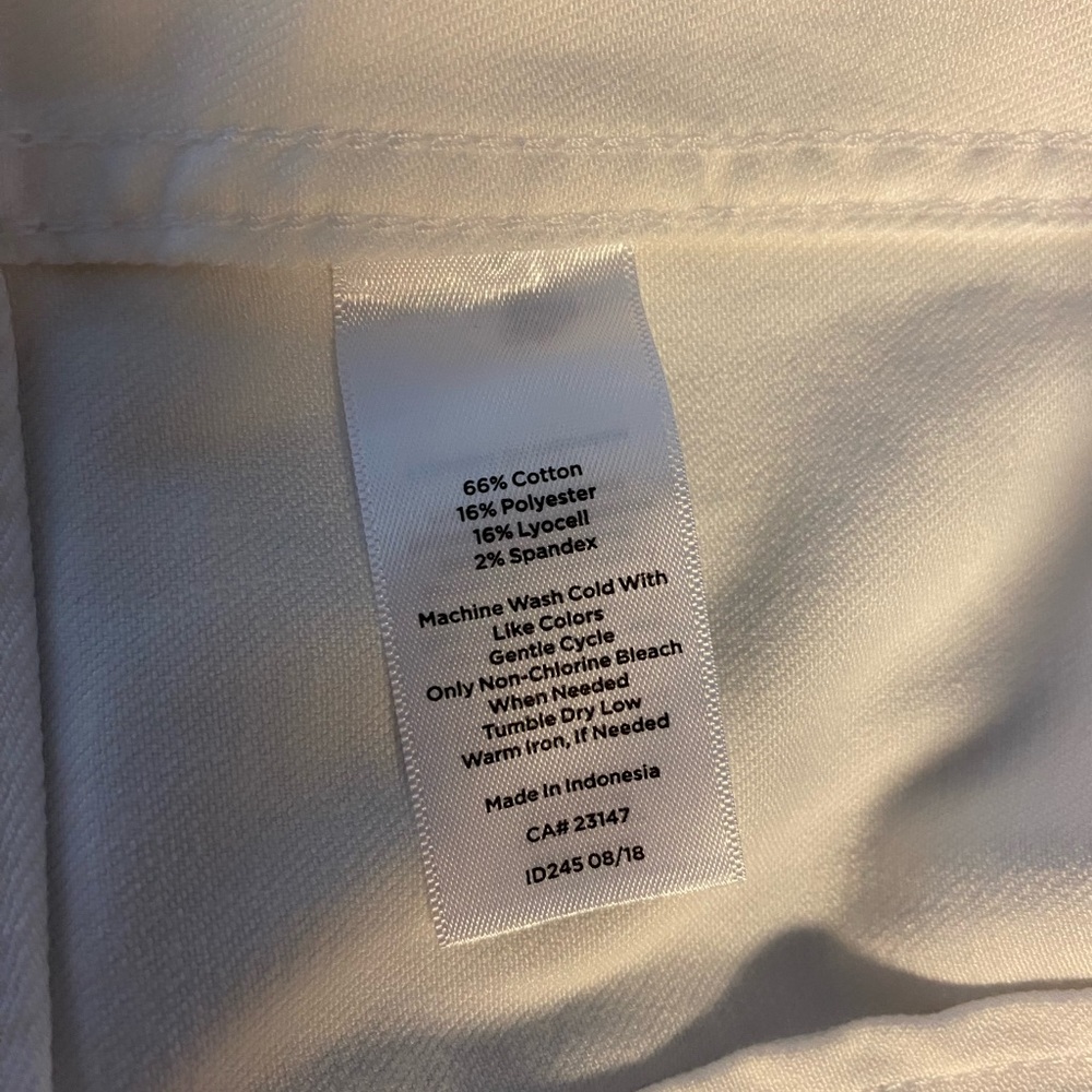 Talbots Classic White Jean Jacket - Picture 4 of 5